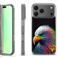 thumbnail image 1 of For iPhone 17 Pro Shockproof Protective Phone Case, by OneToughShield - Geometric Eagle, 1 of 5