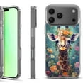 thumbnail image 1 of For iPhone 17 Pro Shockproof Protective Phone Case, by OneToughShield - Giraffe Flower, 1 of 5