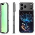 thumbnail image 1 of For iPhone 17 Pro Shockproof Protective Phone Case, by OneToughShield - Glowing Flower, 1 of 5