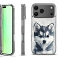 thumbnail image 1 of For iPhone 17 Pro Shockproof Protective Phone Case, by OneToughShield - Husky Puppy, 1 of 5