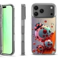 thumbnail image 1 of For iPhone 17 Pro Shockproof Protective Phone Case, by OneToughShield - Ladybug Robot, 1 of 5