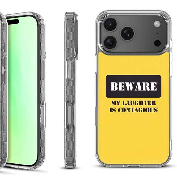 For iPhone 17 Pro Shockproof Protective Phone Case, by OneToughShield - Laughter