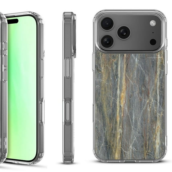 For iPhone 17 Pro Shockproof Protective Phone Case, by OneToughShield - Marble/Camo