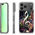 thumbnail image 1 of For iPhone 17 Pro Shockproof Protective Phone Case, by OneToughShield - Music Notes Colorful, 1 of 5