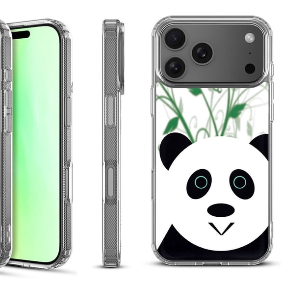 For iPhone 17 Pro Shockproof Protective Phone Case, by OneToughShield - Panda