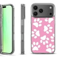 thumbnail image 1 of For iPhone 17 Pro Shockproof Protective Phone Case, by OneToughShield - Pet Paw/ Pink, 1 of 5