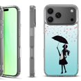 thumbnail image 1 of For iPhone 17 Pro Shockproof Protective Phone Case, by OneToughShield - Rain/Hearts, 1 of 5