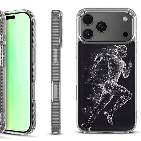 For iPhone 17 Pro Shockproof Protective Phone Case, by OneToughShield - Runner