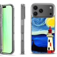 thumbnail image 1 of For iPhone 17 Pro Shockproof Protective Phone Case, by OneToughShield - Starry Night Lighthouse, 1 of 5