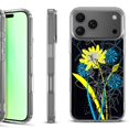 thumbnail image 1 of For iPhone 17 Pro Shockproof Protective Phone Case, by OneToughShield - Wild Flowers, 1 of 5