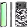 thumbnail image 1 of For iPhone 17 Pro Shockproof Protective Phone Case, by OneToughShield - Zebra B/W, 1 of 5