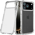 thumbnail image 1 of For iPhone 17 Pro Shockproof Transparent Thick TPU Case Cover - Clear, 1 of 3