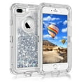 For iPhone 6 6S 7 8 Liquid Glitter Bling Case Cover Fits OtterBox