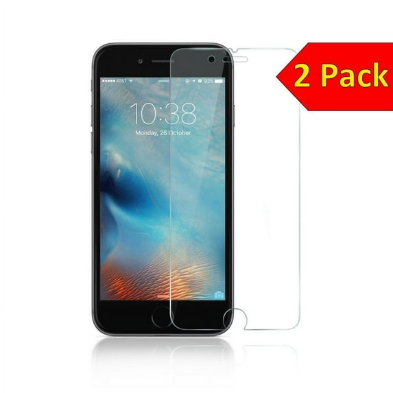 Fonefunshop iPhone 6 Glass Screen Film Protector for iPhone 6, 2 Total Count