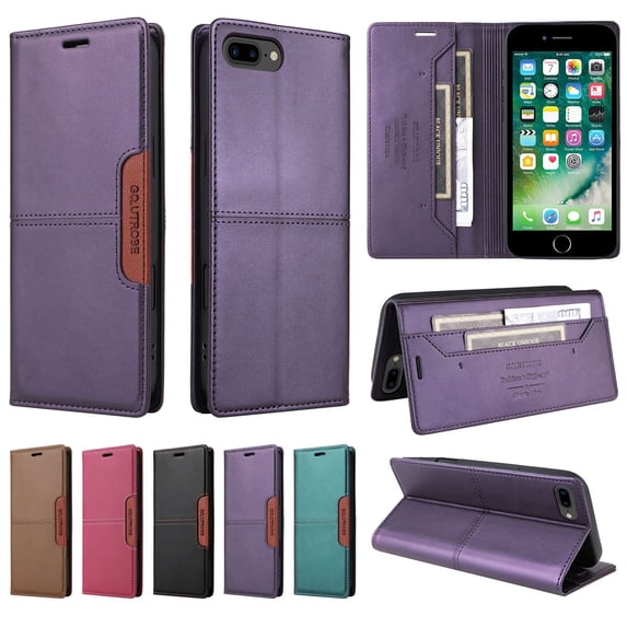 For iPhone 7 8 Plus SE 6 6S Plus Phone Case Wallet Case with Card Holder Magnetic For iPhone 7 8 Plus SE 6 6S Plus Leather Phone Cases