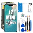 thumbnail image 1 of For iPhone 12 Mini Screen Replacement kit,5.4 Inch LCD Incell 3D Touch Display Digitizer,for iPhone 12 mini Screen with Full Repair Tools, 1 of 8