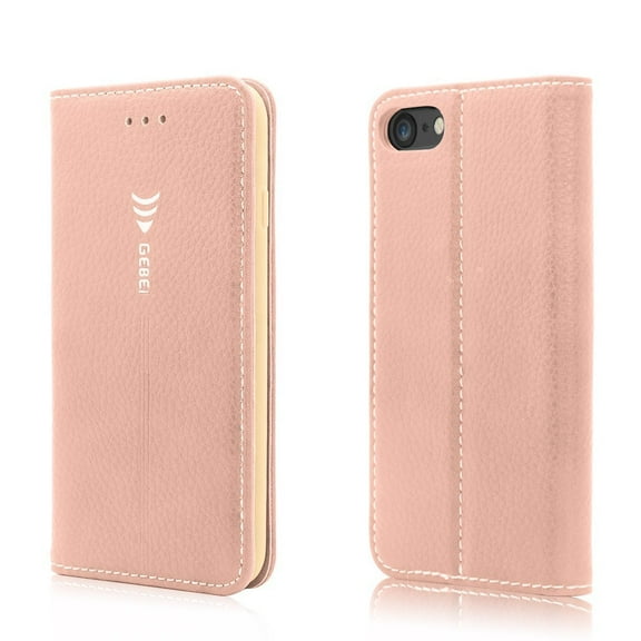 For iPhone 8 7 Case For iPhone SE 2022 4.7" Case SOATUTO Leather Luxury Classic Folio Book Case with Stand Card Slots Magnetic Closure Case for Apple iPhone 7 8 iPhone SE 2020 4.7 inch - Rose Gold