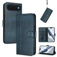 thumbnail image 1 of For iPhone Air 6.5inch Phone Case Wallet, Flip Leather TPU Cover with Card Holder Wrist Strap Shockproof Phone Case,Dark Blue,For iPhone Air, 1 of 11