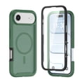 thumbnail image 1 of For iPhone Air Case, 360° Rugged Protective Shell with Screen Protector, Heavy Duty Shockproof Case Matte Translucent Compatible with Magsafe, Green, 1 of 6