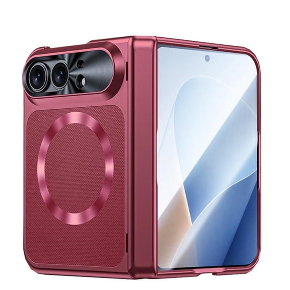 For iPhone Duo Magnetic Case with Built-in Screen Protector Phone Cover