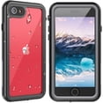 thumbnail image 1 of For iPhone SE 2020 / iPhone 8 / iPhone 7 Redpepper Waterproof Swimming Shockproof Dirt Proof Case Cover Black, 1 of 9