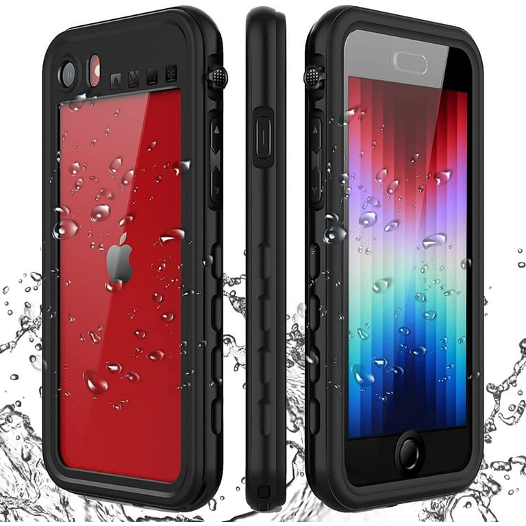 For iPhone SE 3rd Generation 2022 Waterproof Case Shockproof Cover Underwater Built in Screen Protector