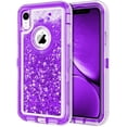 thumbnail image 1 of For iPhone X XR XS Max  Shockproof Liquid Glitter Quicksand Case, 1 of 10