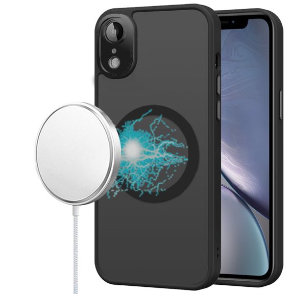 For iPhone XR Complete Protection HQ Hybrid with Metal Tempered Camera Glass - Black