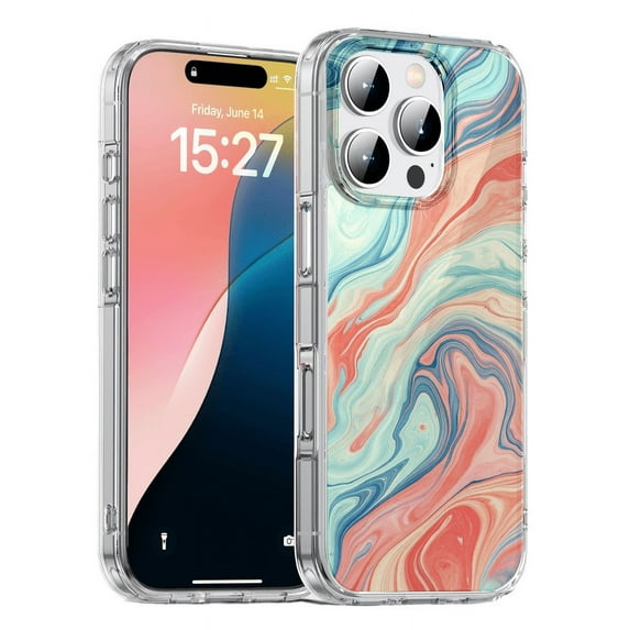 HZSY.Protective cell Phone Case for iPhone XR - Printed Colorful coral