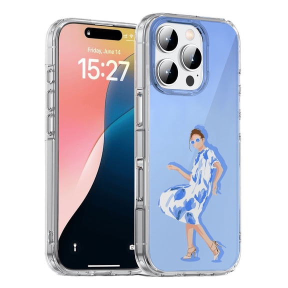 HZSY. Protective Gel Phone Case for iPhone XR - Printed Dancing Girl