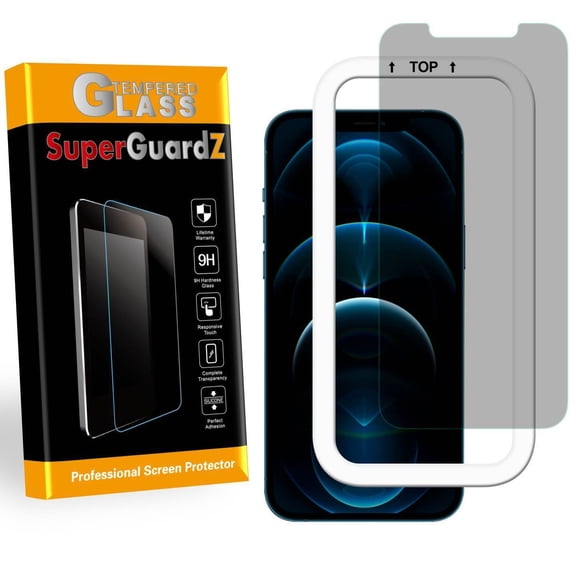 For iPhone XR - SuperGuardZ Privacy Anti-Spy Tempered Glass Screen Protector, 9H, Anti-Scratch + Installation Frame