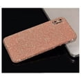 thumbnail image 1 of For iPhone XS Max Rose Gold Glitter Bling Rear Glass Protector, 1 of 1