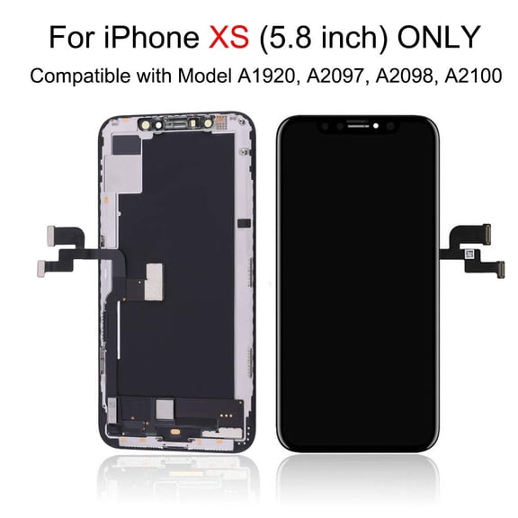 For iPhone Xs Screen Replacement 5.8 inch, 3D Touch LCD Display Digitizer Assembly with