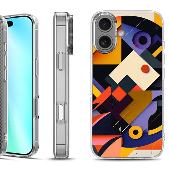 For iphone 16 Phone Case Cover, by OneToughShield - Abstract Art
