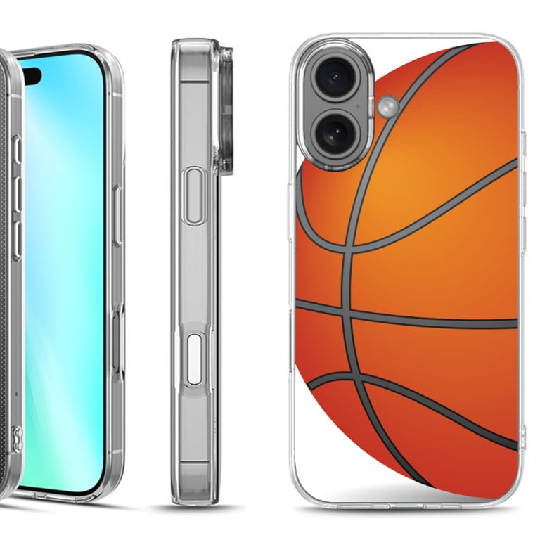 For iphone 16 Phone Case Cover, by OneToughShield - Basketball - Walmart.com