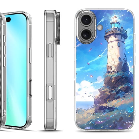 For iphone 16 Phone Case Cover, by OneToughShield - Beacon Sky