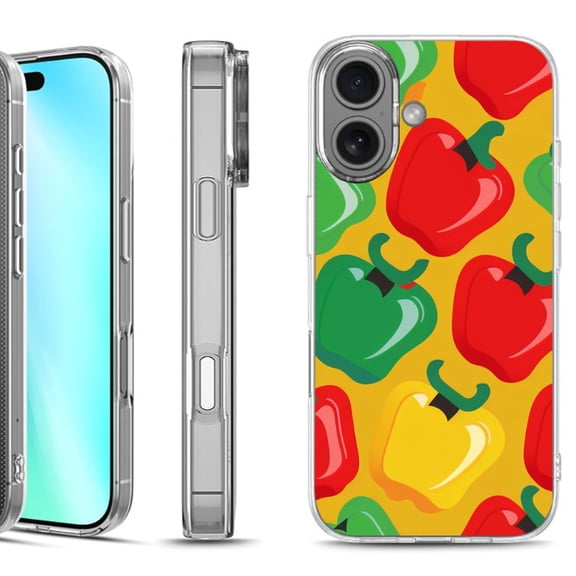 For iphone 16 Phone Case Cover, by OneToughShield - Bell Pepper