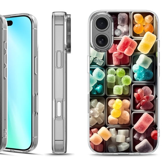 For iphone 16 Phone Case Cover, by OneToughShield - Candy Box