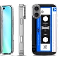 thumbnail image 1 of For iphone 16 Phone Case Cover, by OneToughShield - Cassette Blue, 1 of 4
