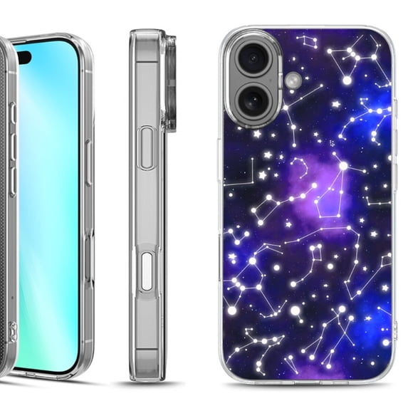 For iphone 16 Phone Case Cover, by OneToughShield - Constellations