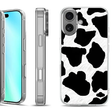 For iphone 16 Phone Case Cover, by OneToughShield - Cow Skin Design