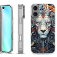 thumbnail image 1 of For iphone 16 Phone Case Cover, by OneToughShield - Cyberpunk Lion, 1 of 4