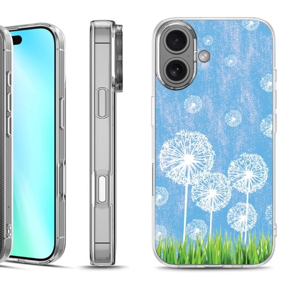 For iphone 16 Phone Case Cover, by OneToughShield - Dandelion Sky