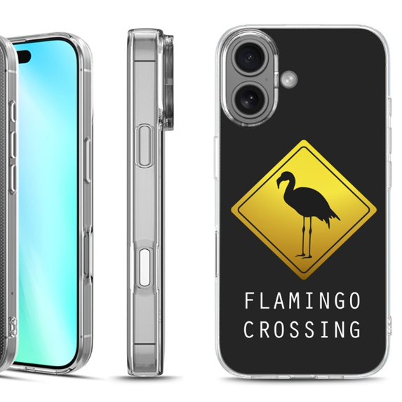 For iphone 16 Phone Case Cover, by OneToughShield - Flamingo