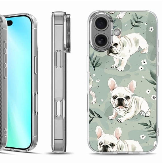 For iphone 16 Phone Case Cover, by OneToughShield - French Bulldog
