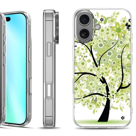 For iphone 16 Phone Case Cover, by OneToughShield - Green Tree