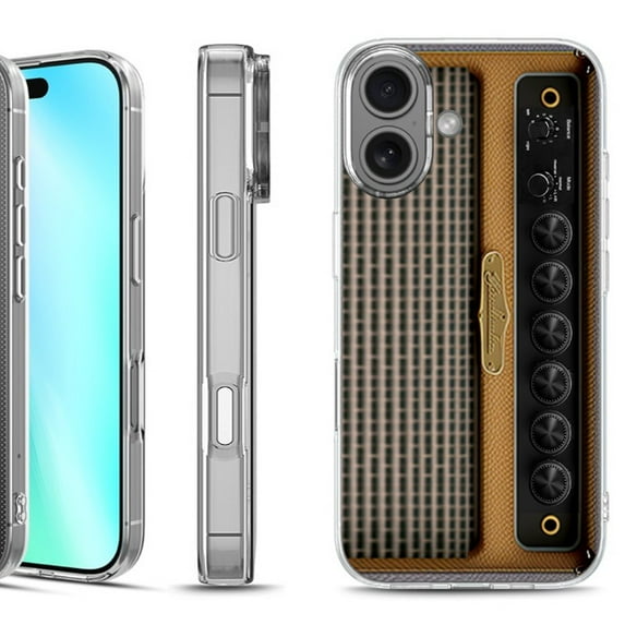 For iphone 16 Phone Case Cover, by OneToughShield - Guitar Amp