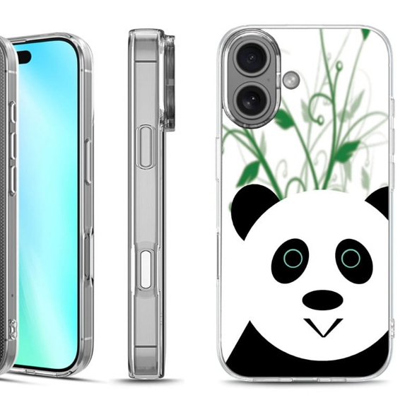 For iphone 16 Phone Case Cover, by OneToughShield - Panda