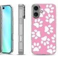 thumbnail image 1 of For iphone 16 Phone Case Cover, by OneToughShield - Pet Paw/ Pink, 1 of 4