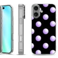 thumbnail image 1 of For iphone 16 Phone Case Cover, by OneToughShield - Polka Dot / Purple, 1 of 4